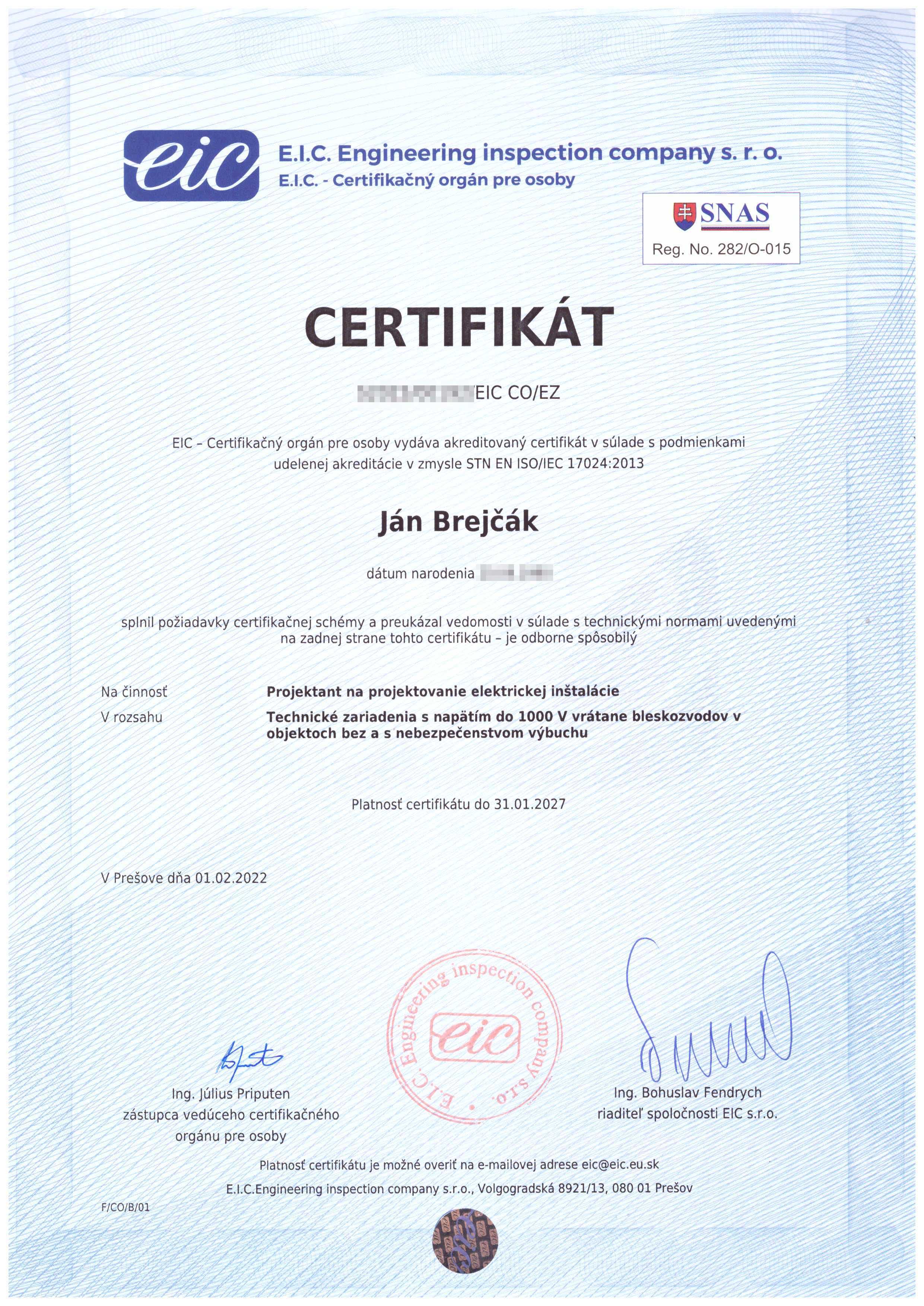 Certifikat